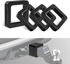 Nilight 2Inch Hitch Receiver Silencer Pad 4 Pack Reduce Rattle