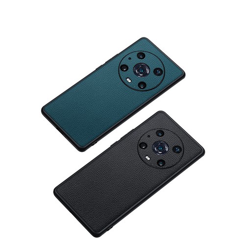 New GENUINE LEATHER Camera Frame Back Case Cover For Honor Magic4 Pro Ultima - Picture 8 of 21