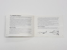 Top Gun Authentic Original NES Nintendo Manual Only *wear