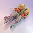2 Vintage 1984 Barbie Baby Krissy Mermaid Dolls Mattel 80s Twins