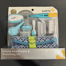 Safety 1st Deluxe Healthcare Grooming Kit 25-Piece Travel Gift Set Blue NIB