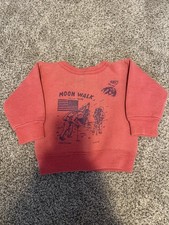 Vintage 1969 Moon Walk Toddler Sweatshirt.