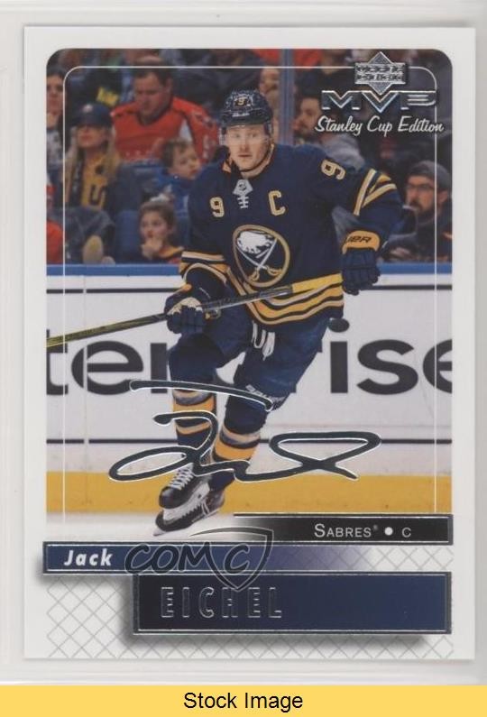 2019 MVP Stanley Cup Edition 20th Anniversary Silver Script Jack Eichel READ 6f8