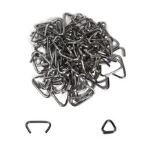 3/4 Stainless Steel Hog Rings - Made in The USA (100 Count bag-4oz)