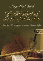 Die MusikäSthetik Des 18. Jahrhunderts Hugo Go*Dschmidt Taschenbuch 460 S. 2021