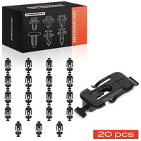 Frankberg 20X NYLON-CLIP Schwarz Passend FüR Audi A4 A5 | 5481FB0046517