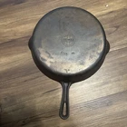 Vtg GRISWOLD No 9 Cast Iron Skillet Small Logo Erie PA 710 H - Super Clean