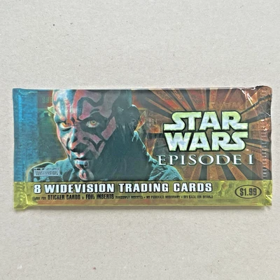 Star Wars Episode I Widevision (1999) Trading Cards Booster Topps Sticker Foil - Bild 1 von 4