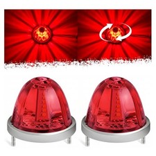 Watermelon Lights LED Side Marker Turn Signal Lights - 2PCS Clearance Red