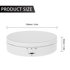 360 Degree Electric Rotating Turntable Display Stand For Photography Video HAPM