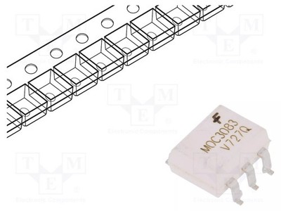 MOC3083M 4,17kV 0,6kV/μs Triac Ch: 1 Gull wing 6 Optotriac