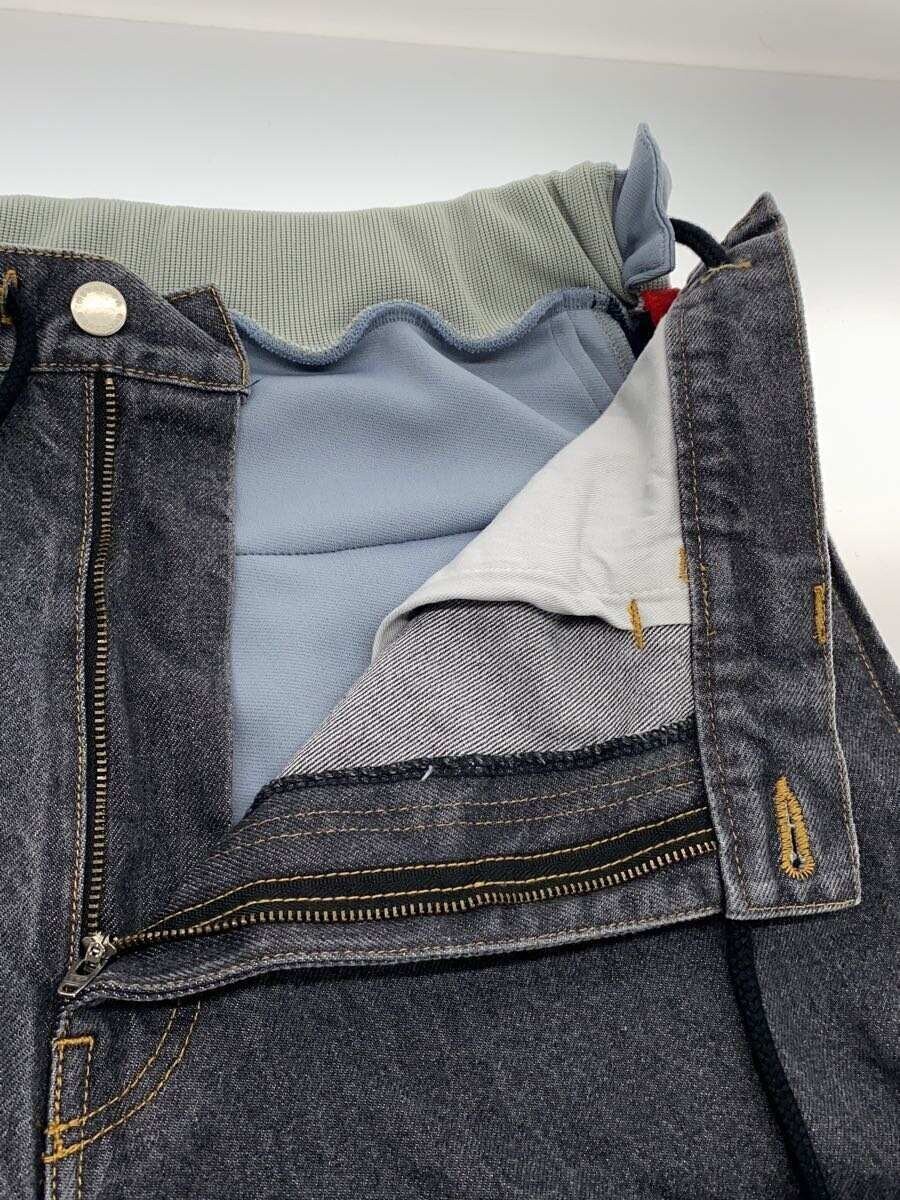 FACETASM JERSEY MERGING DENIM PANTS/5/Denim/GRY/Solid/MKS-PT-M10