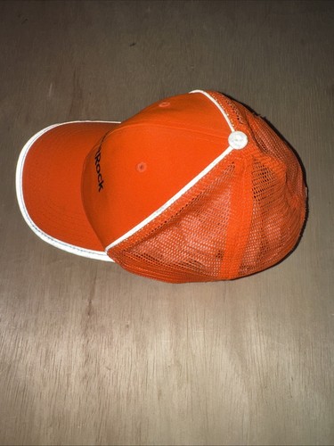 Orange West Rock Trucker Baseball Cap Hat - Picture 2 of 4