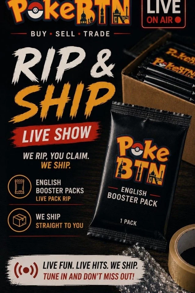 Rip & Ship - ENGLISH Booster Packs + Singles