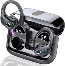 Wireless Earbuds 75Hrs Bluetooth 5.4 Headphone Sport, 2025 Bluetooth Earbuds Ste