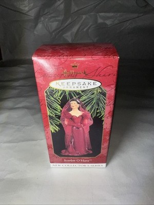 Hallmark Keepsake Christmas Ornament Gone With Wind Scarlett O'Hara Red Dress