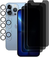 3 3-Pack Protector de Pantalla Privacidad Vidrio Templado para iPhone 13 Pro Max
