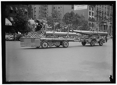Photo:PREPAREDNESS PARADE. FLOAT WITH TORPEDOES