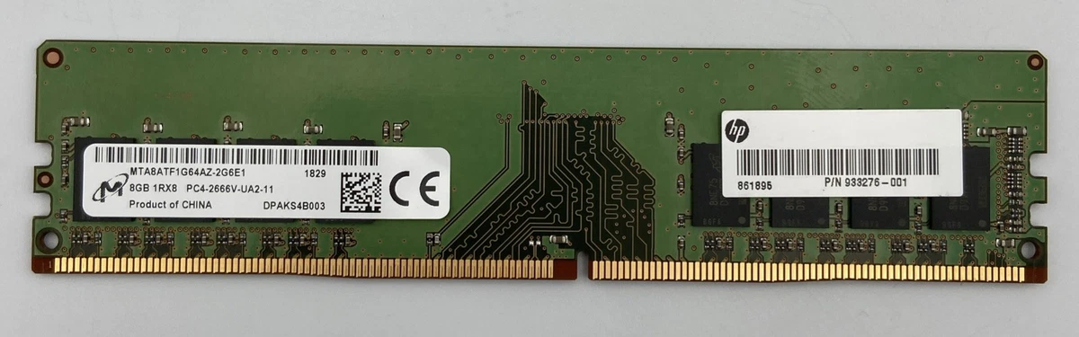 Micron DDR4 SDRAM 8 GB Total Capacity Memory (RAM) for sale | eBay