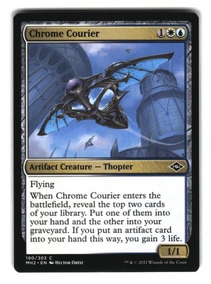 Chrome Courier 190/303 Common MH2 Modern Horizons 2 MTG Magic Card