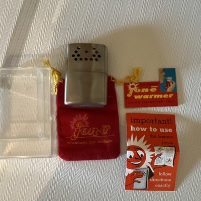 Jon-e Standard Size Vintage Hand Warmer with Pouch and Instructions