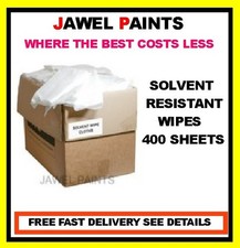 Solvent Resistant Wipes Huge 400 Wipes Soft & Long Lasting Great With Panel Wipe