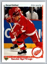 Gerard Gallant 1990 Upper Deck #134 Detroit Red Wings Hockey Card