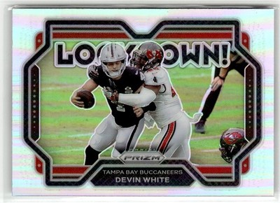 Devin White 2021 Panini Prizm Lockdown! Silver Tampa Bay Buccaneers #2