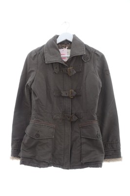 PEPE JEANS Parka Damen Jacke Gr. DE 36 hellgrau Casual-Look