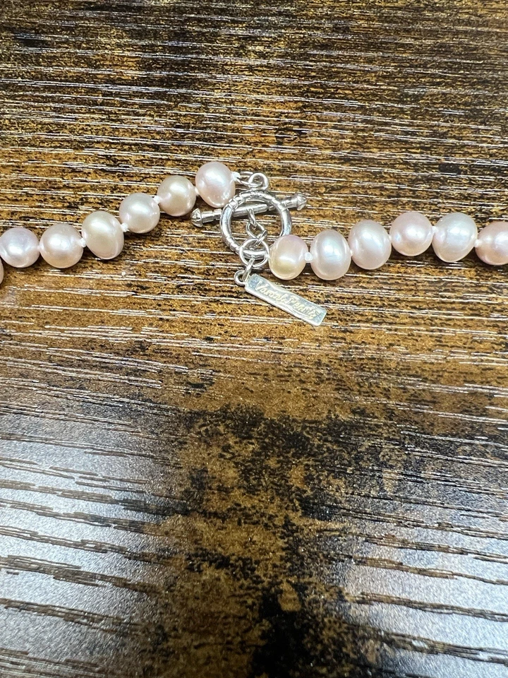 Colar corrente pingente pérola água doce prata esterlina 925 Vantel - Imagem 4 de 4