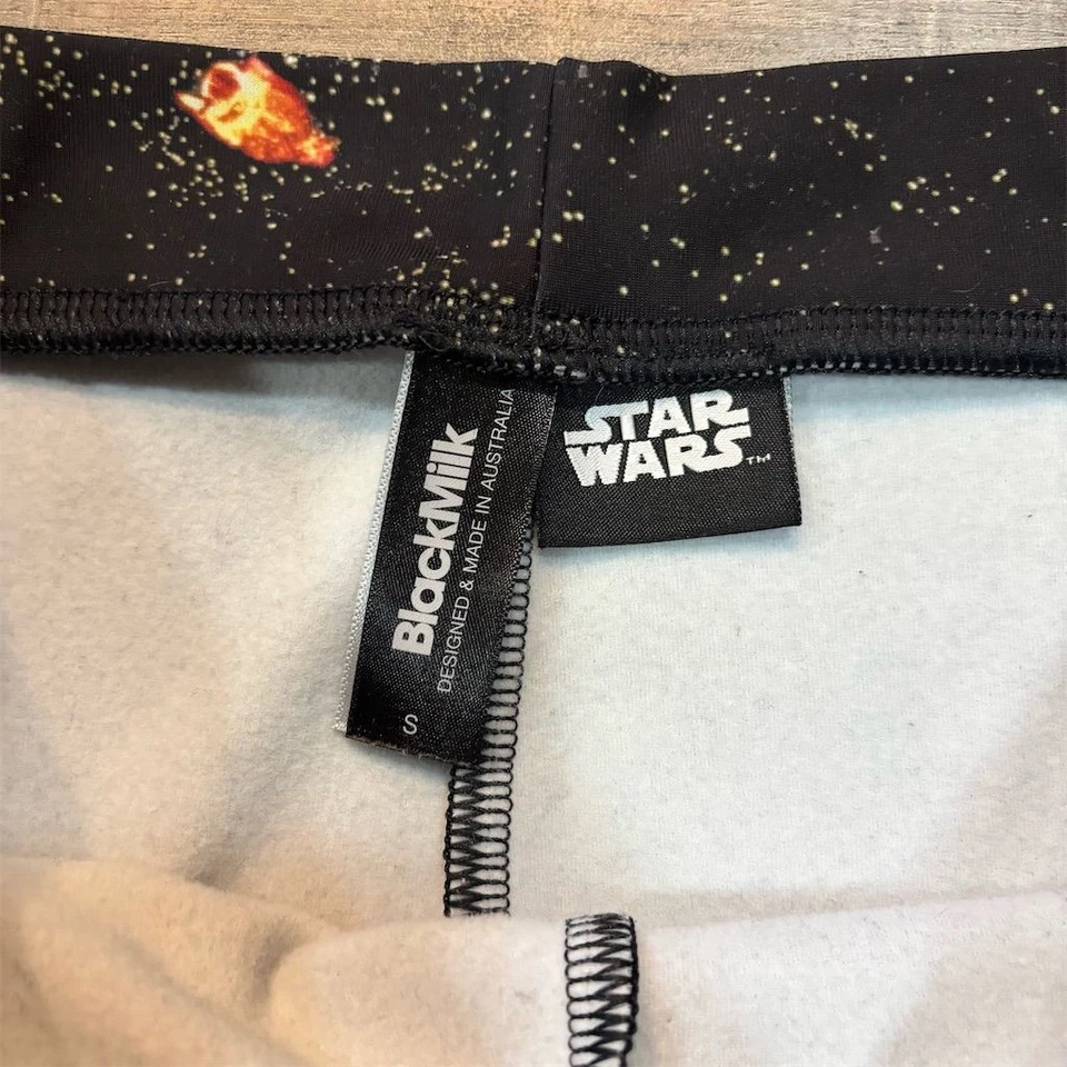 BlackMilk Star Wars Death Star Battle Leggings Women's S Multicolor - Image 4 of 4