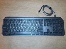 Logitech MX Keys S Full-Size Bluetooth Wireless Keyboard w/ USB C Cable Tested