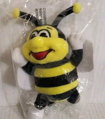 Vintage Johnsonville Brats Honeybee Plush 6'' NOS 1999