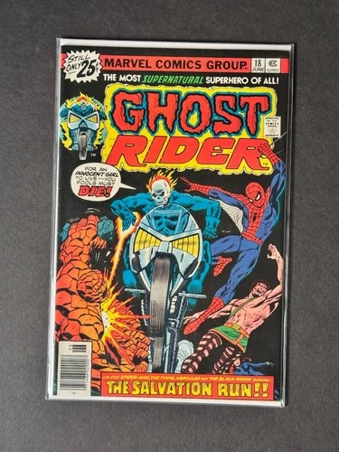 Ghost Rider #18 Marvel 1976 Vintage Bronze Age VF/VF+
