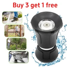 Fireman Style Garden Water Hose Nozzle Heavy Duty Spray adjustable Nozzle