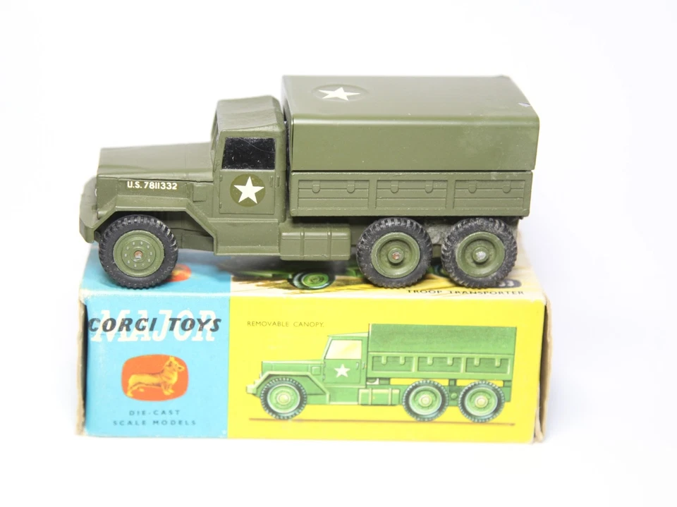Transportador de tropas Corgi 1133 en caja original - Excelente original vintage Foto 3 de 4