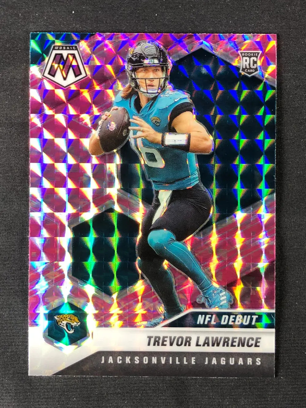 Trevor Lawrence Panini Mosaic #241 Pink Camo