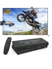 4K 2x2 Video Wall Controller HDMI DVI RS232 Rotate 180  4 HDMI Output Processor