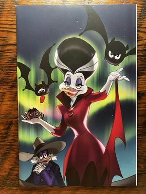 Darkwing Duck #7 NM Cover O Leirix Virgin Variant COA Dynamite 2023