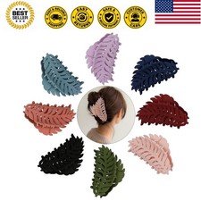 Hair Accessories for Women - 8 Pack Trendy Banana Clips for Thick Hair, 3.7 i...