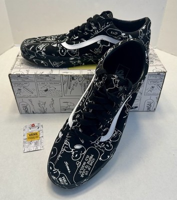 VANS Peanuts Snoopy Old Skool / Black   Men's Size 13