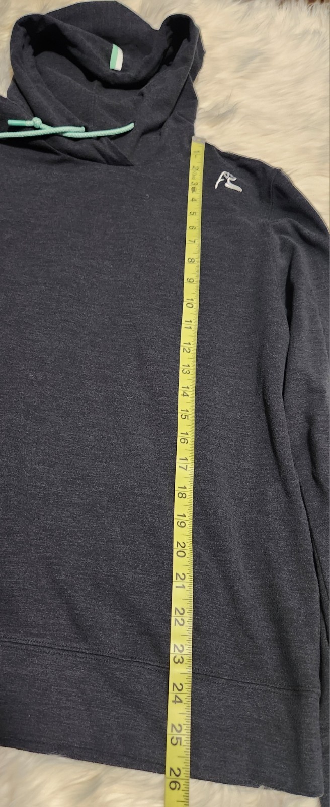 Rhoback Men's Performance Blue Drawstring Hoodie … - image 5