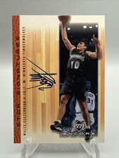 2000-01 Upper Deck Encore WALLY SZCZERBIAK Star Signatures Auto #WS