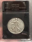1946 Walking Liberty Silver Half Dollar Authenticated VG Bradford Exchange