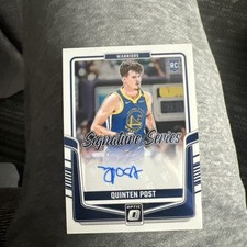 Panini Donruss Optic Signature Series Quinten Post Warriors RC Auto 2024-25 #SS…