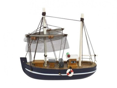 Wooden Fine Catch Model Fishing Boat 6''