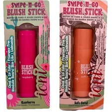 IONI "Glampalooza" Swipe N Go Cheek & Lip Blush Stick ~PickColor~ NIB + Gift !