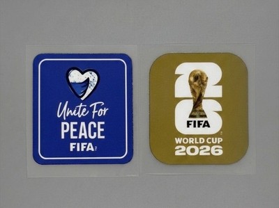 2026 FIFA World Cup Patch Soccer Jersey Iron On Gold & Group Stage Round 2