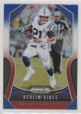 2019 Panini Prizm Red White & Blue Prizm Nyheim Hines #147 03kc