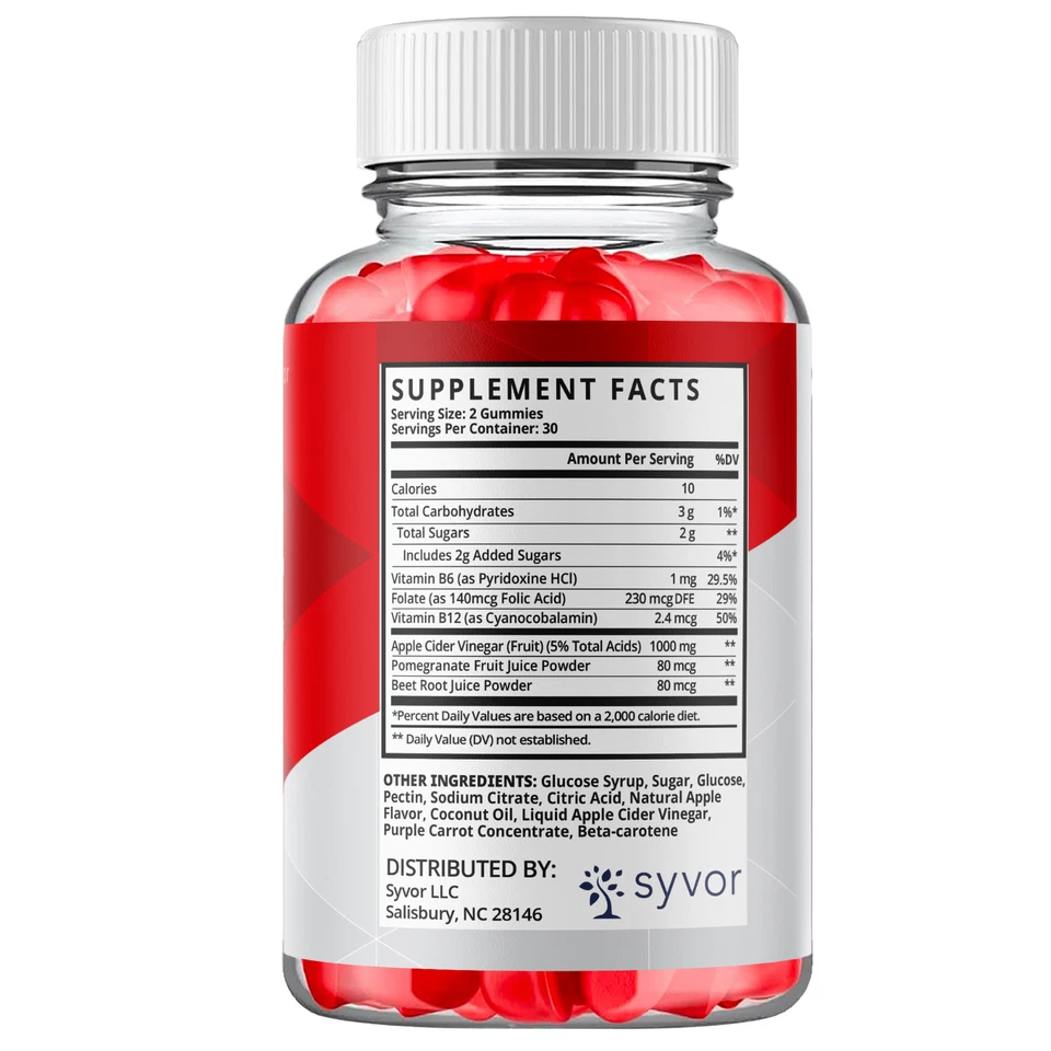 (5包)糖控制酮ACV木乃伊1000毫克糖控制维生素300木乃伊 — 第 2/4 张图片